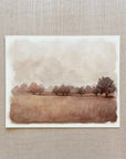 Autumn Mist - Watercolor Giclée Paper Print