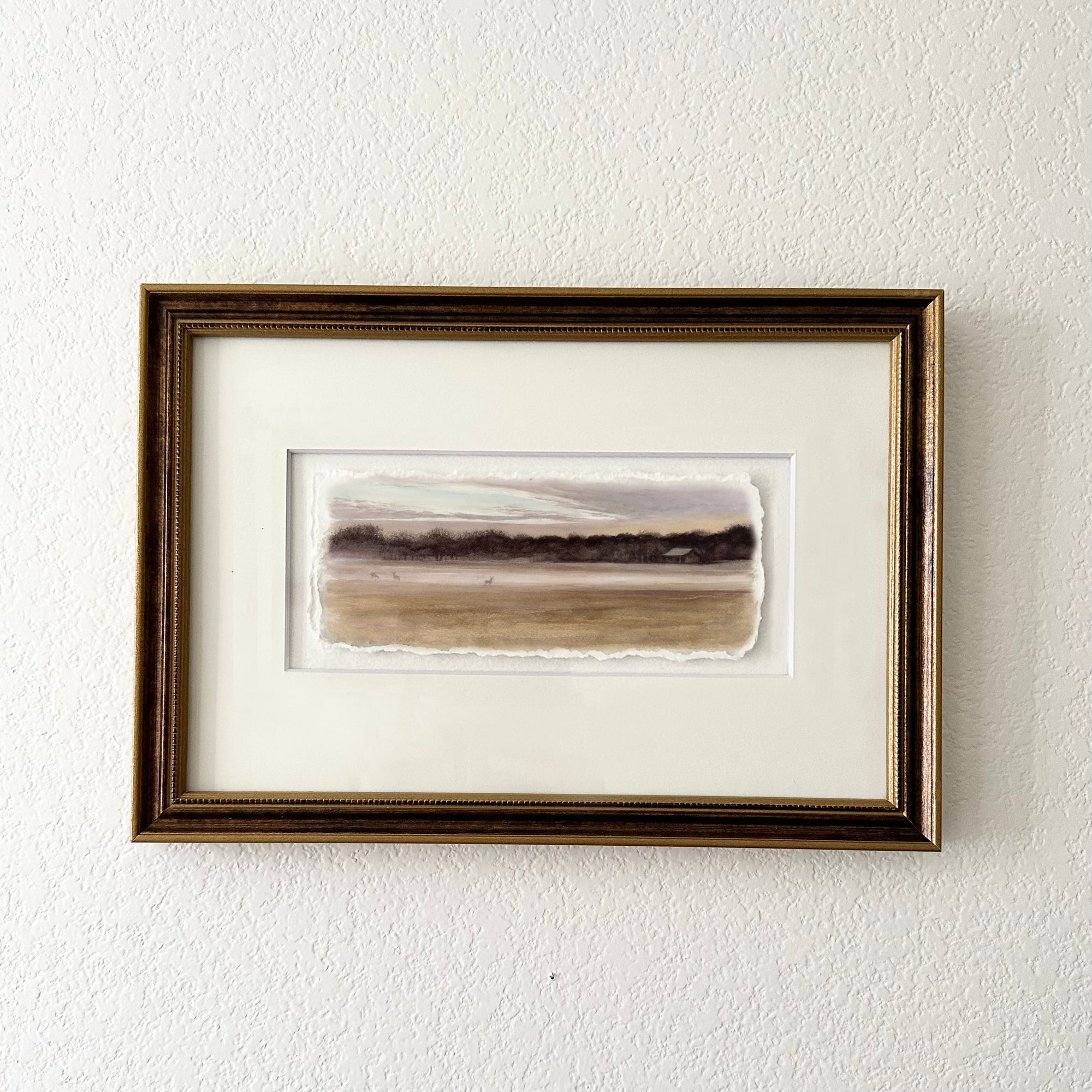 Early Morning Fog - Framed Mini Print