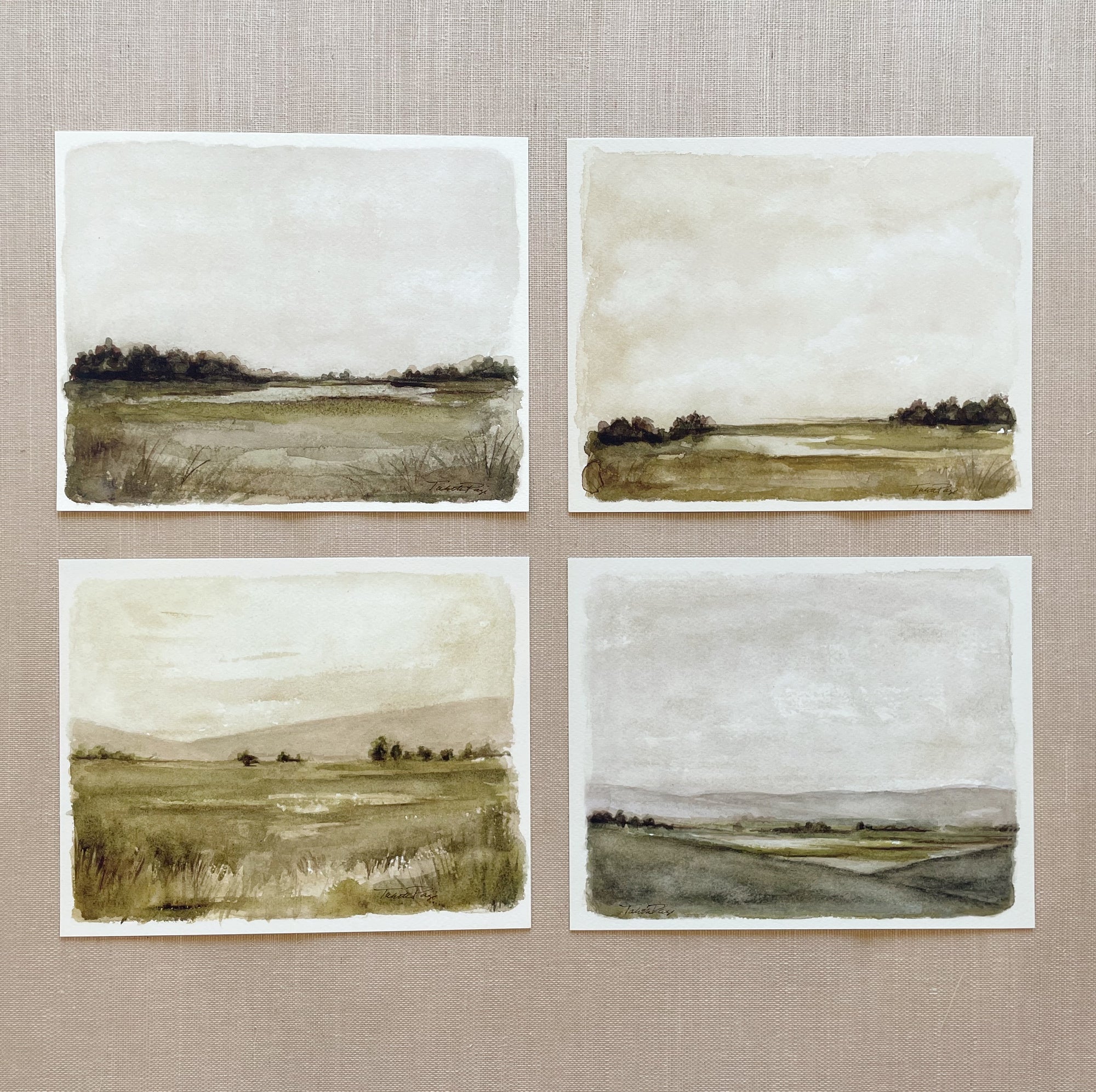 Take Me Home Collection (4) - Watercolor Giclée Paper Print