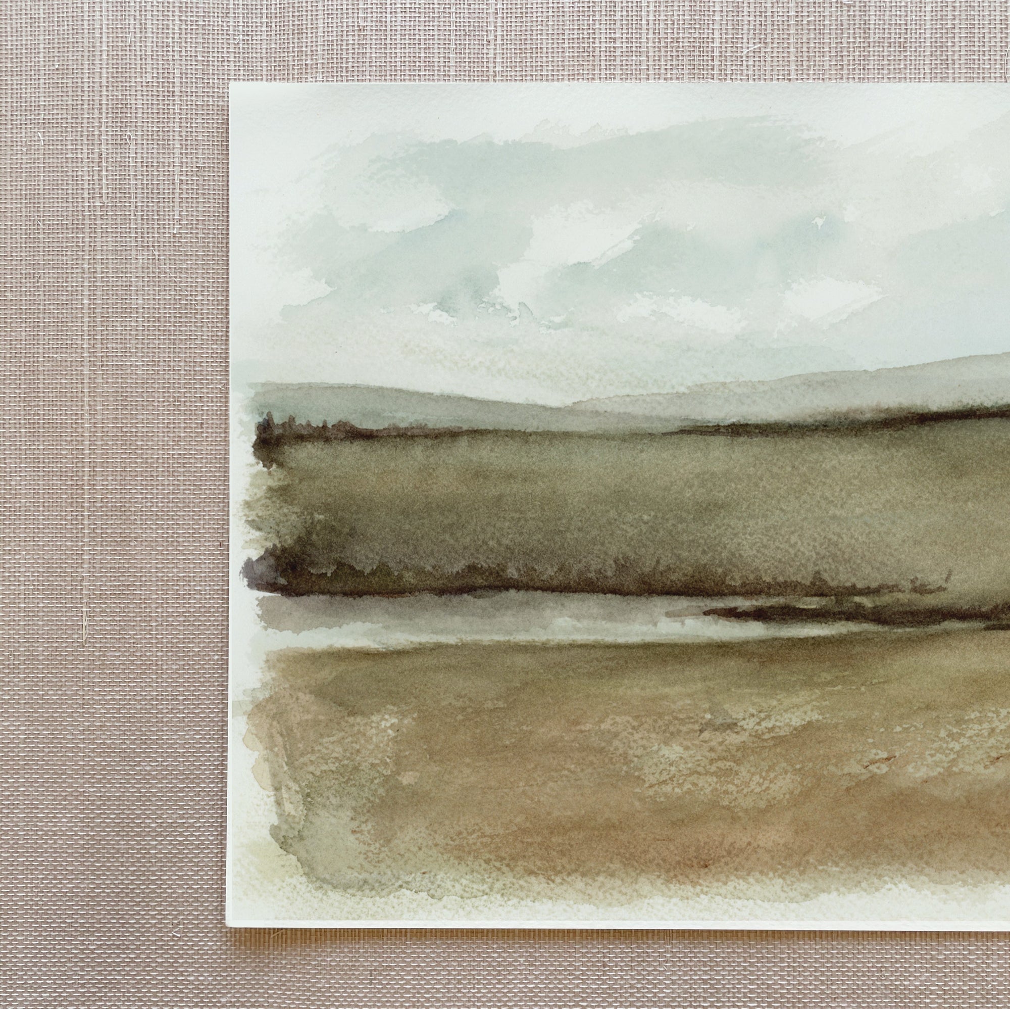 Wetlands - Watercolor Giclée Paper Print