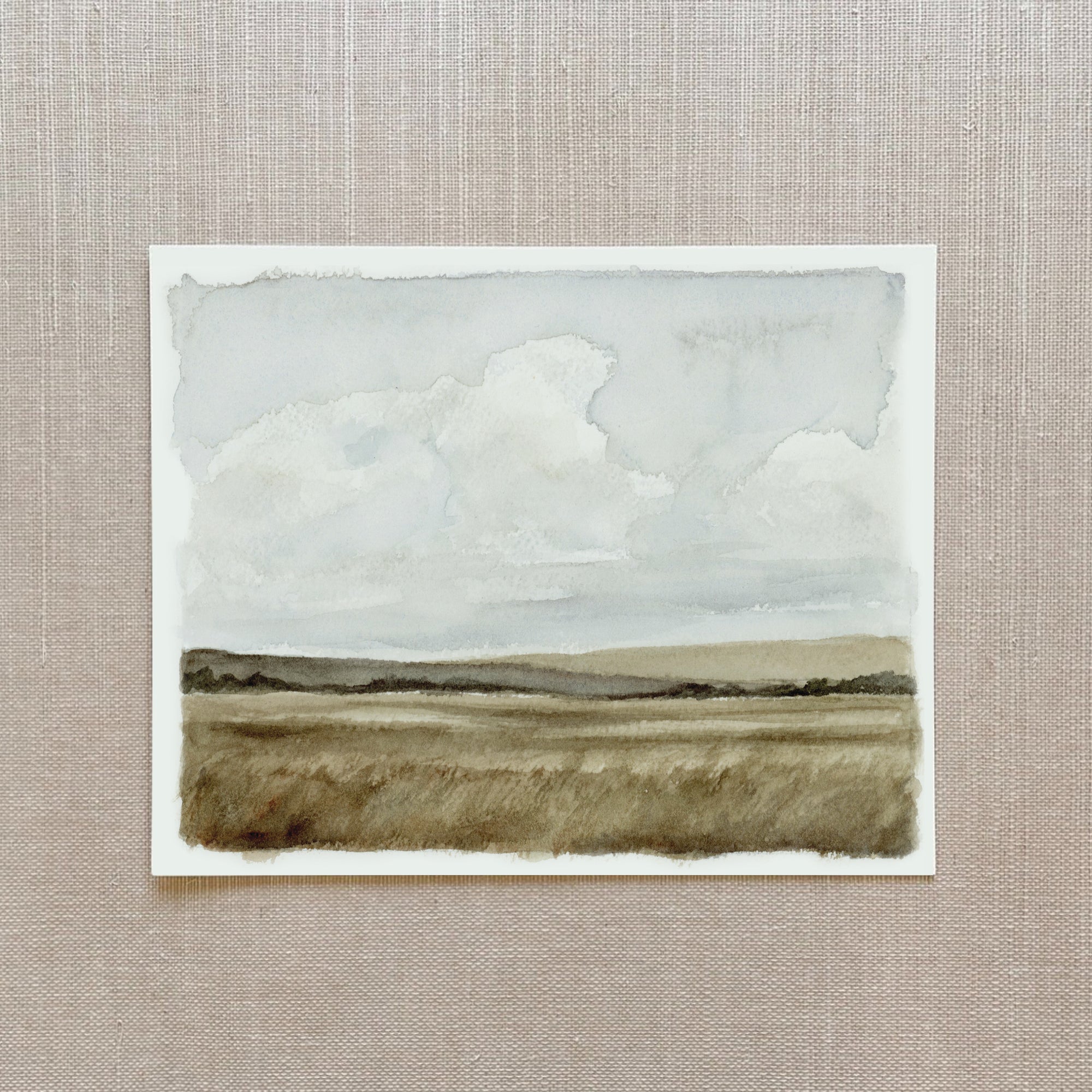 Quiet Morning - Watercolor Giclée Paper Print
