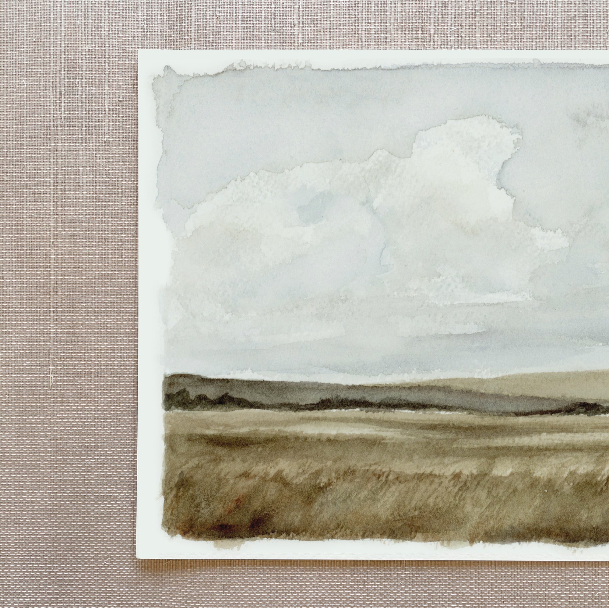 Quiet Morning - Watercolor Giclée Paper Print