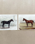 Vintage English Horses (2) - Watercolor Giclée Paper Prints