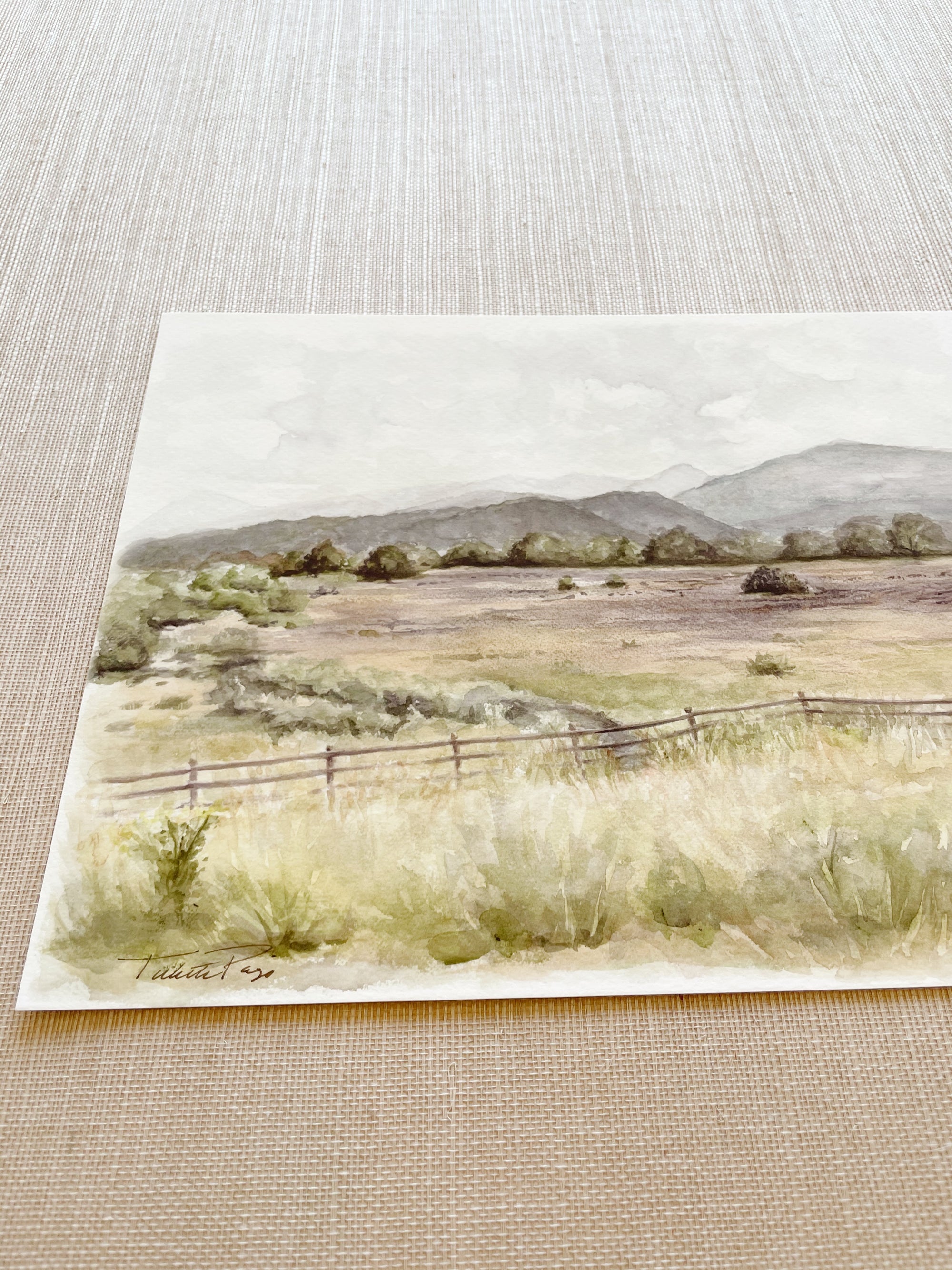 New Mexico - Watercolor Giclée Paper Print